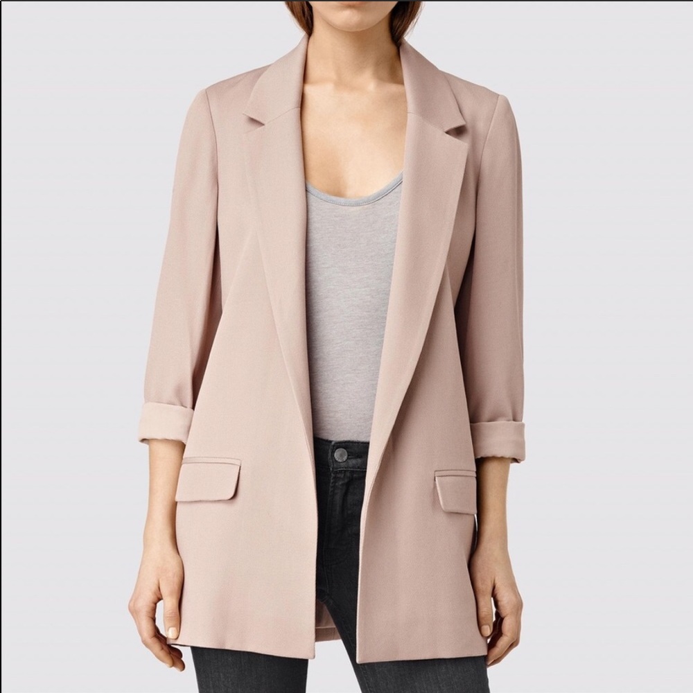 All Saints Women's Aleks’s Blazer in Light Pink